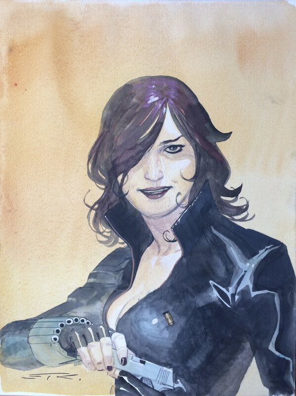 Black Widow par Esad Ribic - Œuvre originale