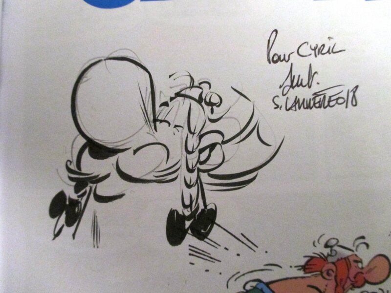 Obelix par Serge Carrère - Dédicace