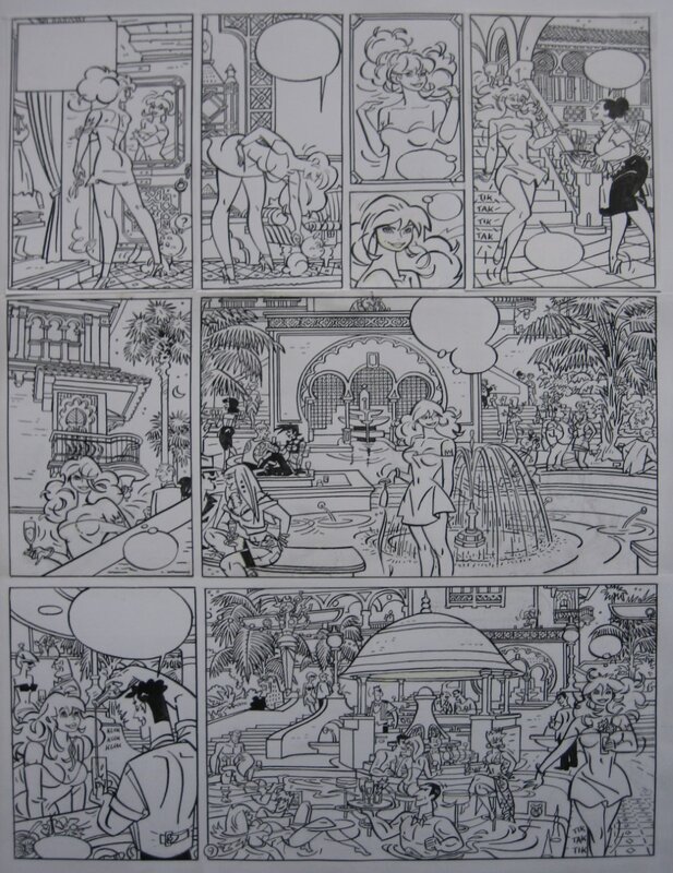 Franka par Henk Kuijpers - Planche originale