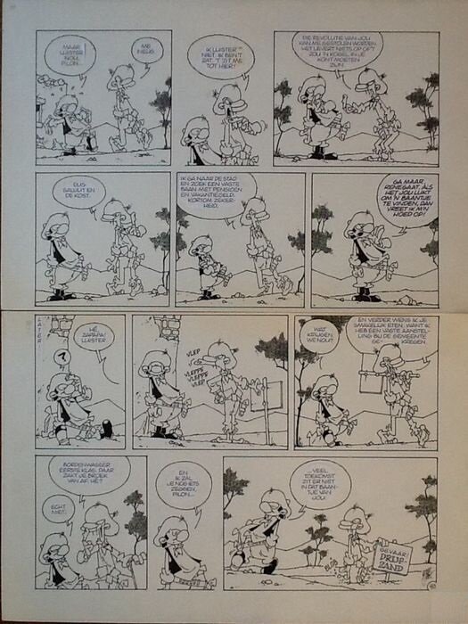 Viva Zapapa par Peter de Smet - Planche originale