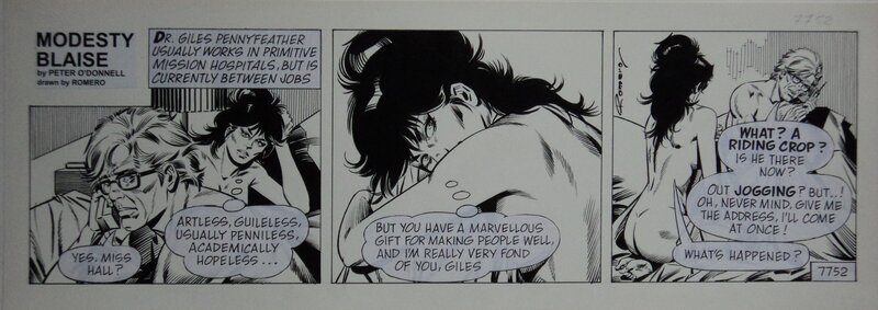 Modesty Blaise by Romero, Peter O'Donnell - Comic Strip
