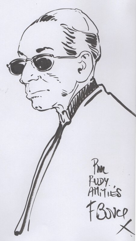 Boucq -  Dédicace - Sketch