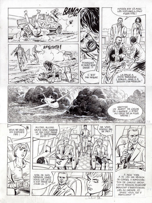 Chetville, Stephen Desberg, Hervé Richez, Sienna tome 4 planche 27 - Planche originale