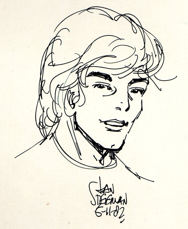 Jan Steeman - Dédicace - Sketch