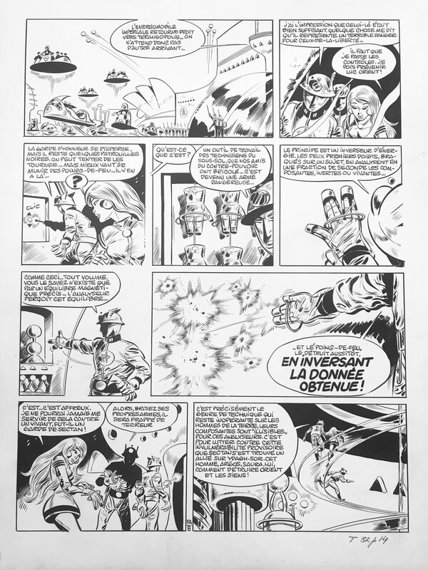 Eddy Paape, Greg, Luc Orient - La forêt d'acier - Comic Strip