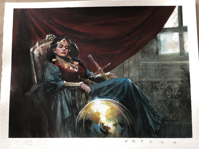 Wonder Woman, by Paolo Grella - Dédicace