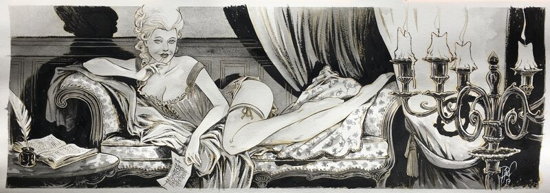 Djief, Stephane Betbeder, Liaisons dangereuses - Préliminaires - Illustration originale