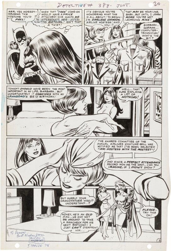 Gil Kane, Murphy Anderson, Detective Comics 388 Page 3 - Planche originale