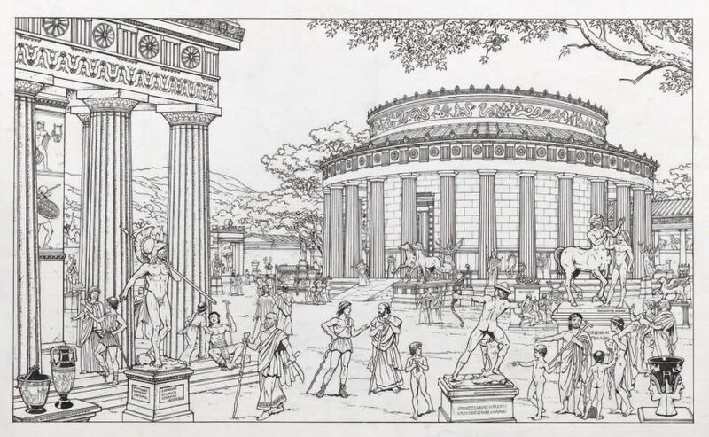 Epidaure by Jacques Martin, Pierre De Broche - Comic Strip