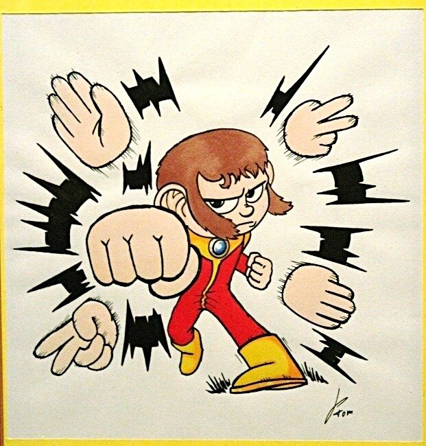 Alex Kidd par JP Tom - Planche originale