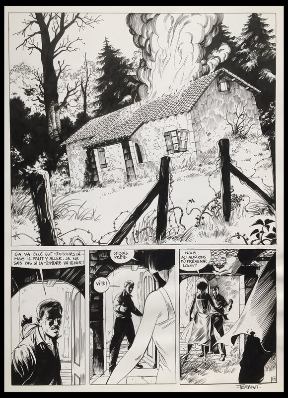 Jacques Terpant, Philippe Bonifay, 1991 - Le passage de la saison morte - Tome 2 - Planche originale