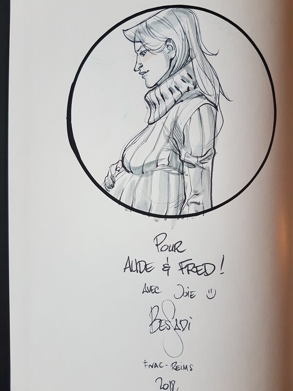 Dédicace de Bessadi dans Bad Ass tome 4 - Sketch