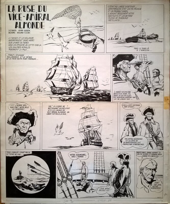 La ruse du vice–amiral Almonde / Roland Fleuri - Comic Strip