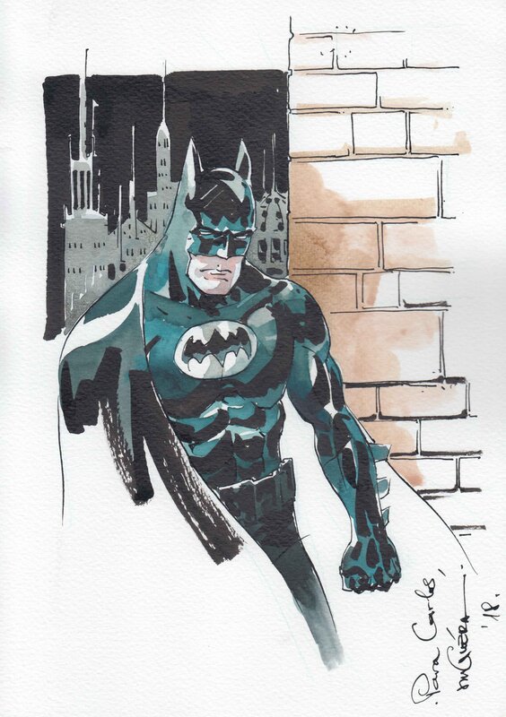 Batman par R.M. Guéra - Illustration originale