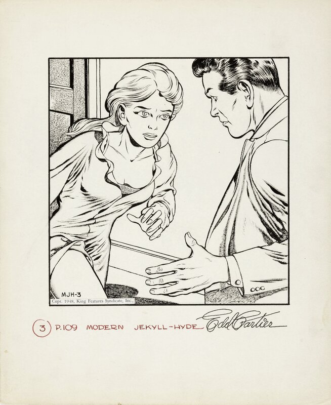 For sale - The Case of the Modern Jekyll-Hyde page 109 par Edd Cartier - Comic Strip