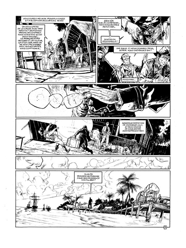 Sonora Tome 1 par Benoit Dellac - Planche originale