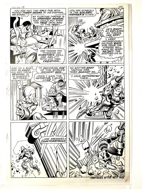 Iron Man vs Midas by George Tuska, Johnny Craig, Archie Goodwin - Comic Strip