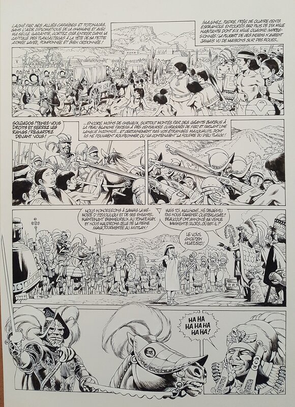 Jean-Yves Mitton, Quetzalcoatl tome 6 planche 24 - Comic Strip