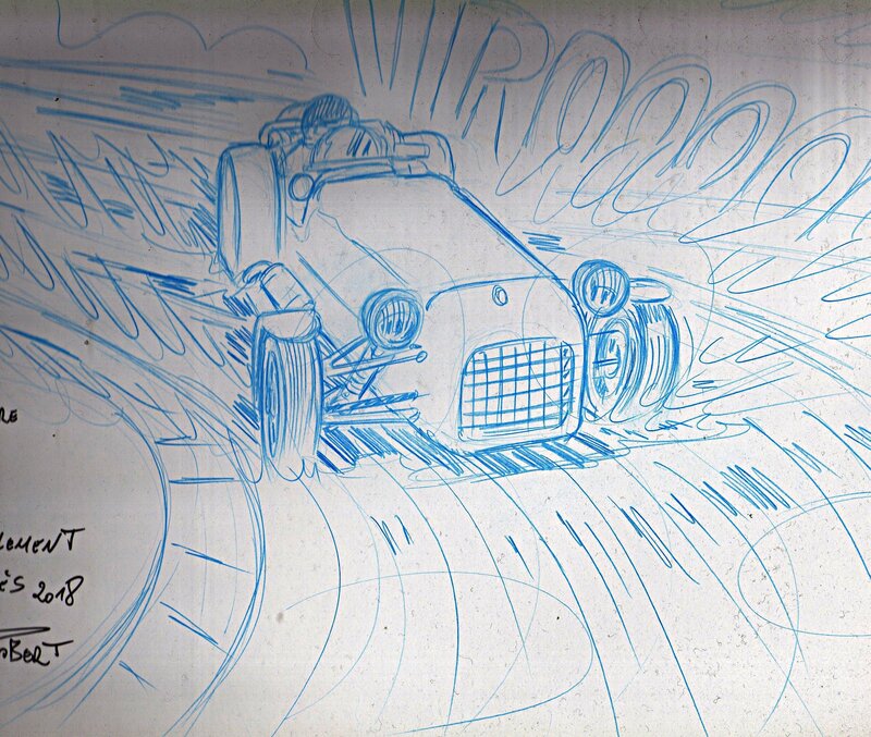 Robert Paquet, Lotus MG VI - Chapman tome 1 - Sketch