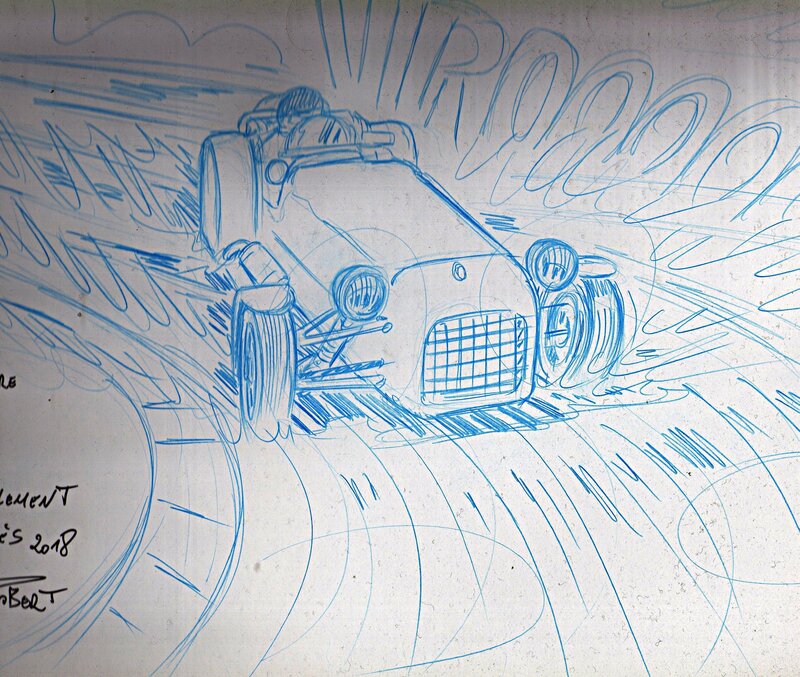 Robert Paquet, Lotus MG VI - Chapman tome 1 - Dédicace