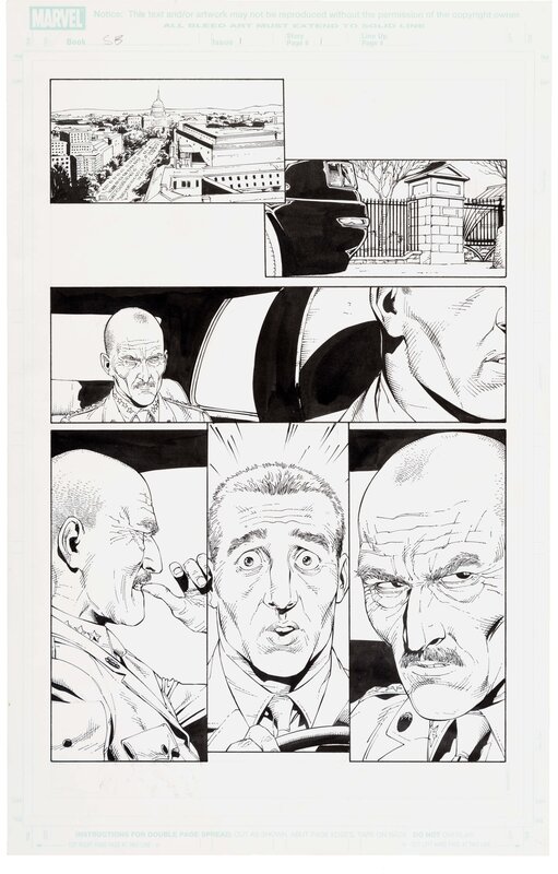 Gary Frank, Jonathan Sibal, Squadron Supreme V2 #1 P1 - Planche originale