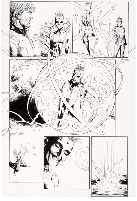 Gary Frank, Jonathan Sibal, Squadron Supreme V2 #2 P15 - Planche originale