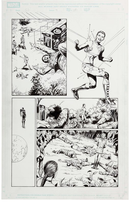 Gary Frank, Jonathan Sibal, Squadron Supreme V2 #2 P20 - Planche originale