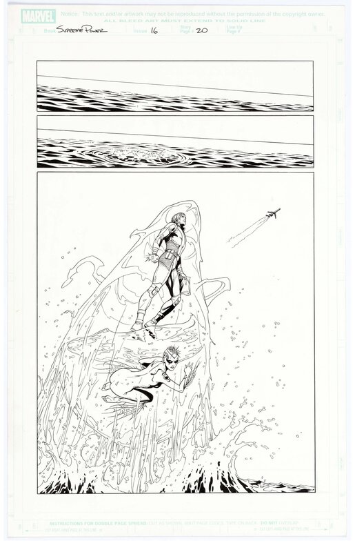 Gary Frank, Jonathan Sibal, Supreme Power #16 P20 - Planche originale