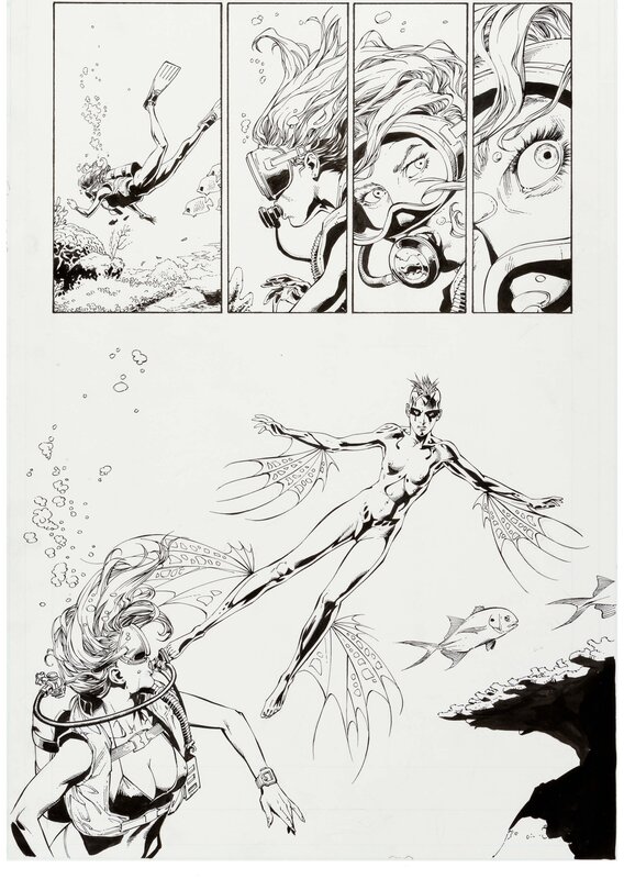 Supreme Power #7 P9 par Gary Frank, Jonathan Sibal - Planche originale