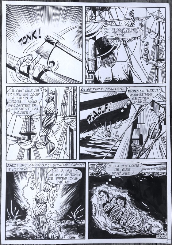 Francesco Gamba, JANUS STARK #73 - planche 5 - Planche originale