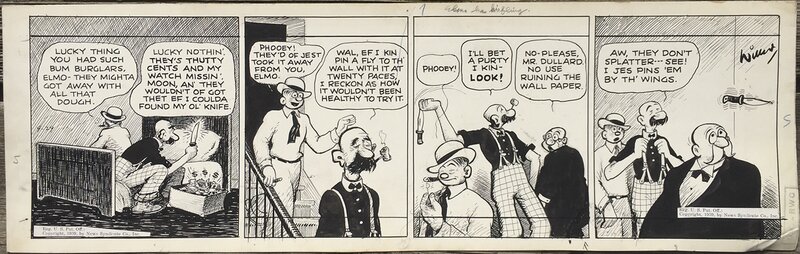 Frank Willard, MOON MULLINS - Un strip de 1939 - Comic Strip