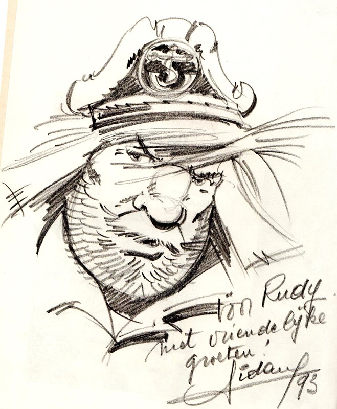 Aidans -  Dédicace Bernard Prince - Sketch