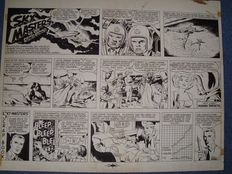 Sky masters par Jack Kirby, Dick Ayers - Planche originale