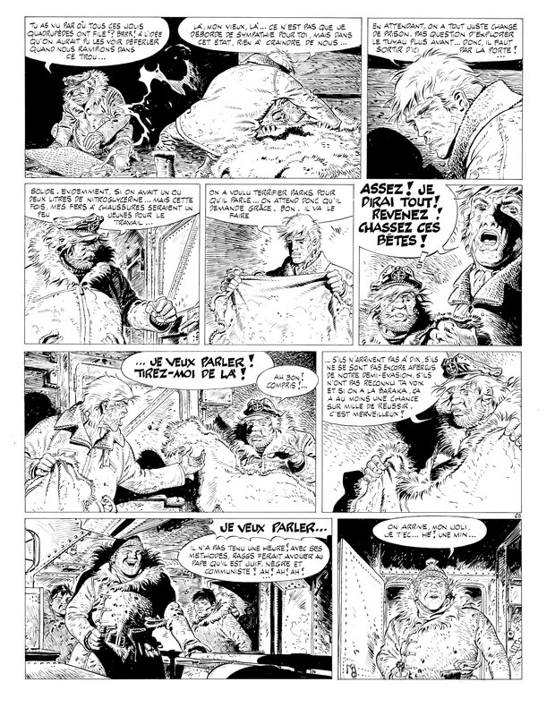 Hermann, Bernard Prince Le port des fous album page 25 - Comic Strip
