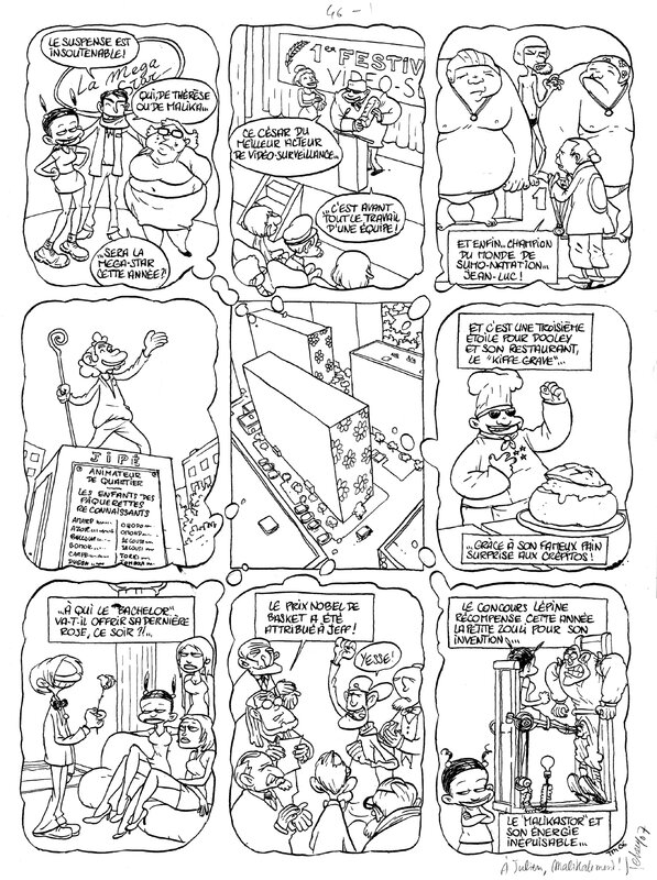 Téhem, Planche originale Malika Secouss - Comic Strip