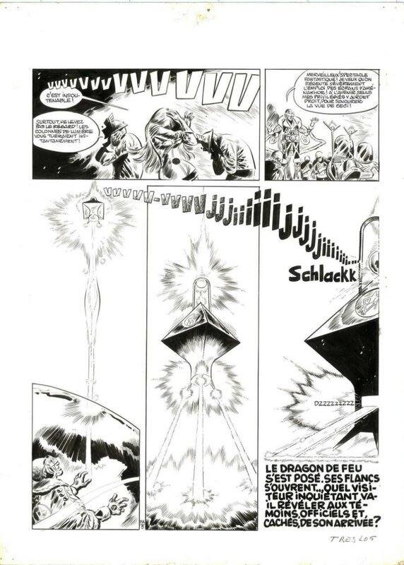 Eddy Paape, Luc Orient - La Forêt d'Acier Page 5 - Planche originale