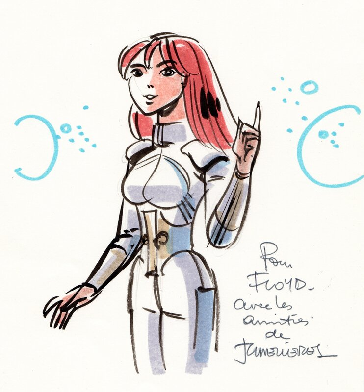 Laureline by Jean-Claude Mézières - Sketch