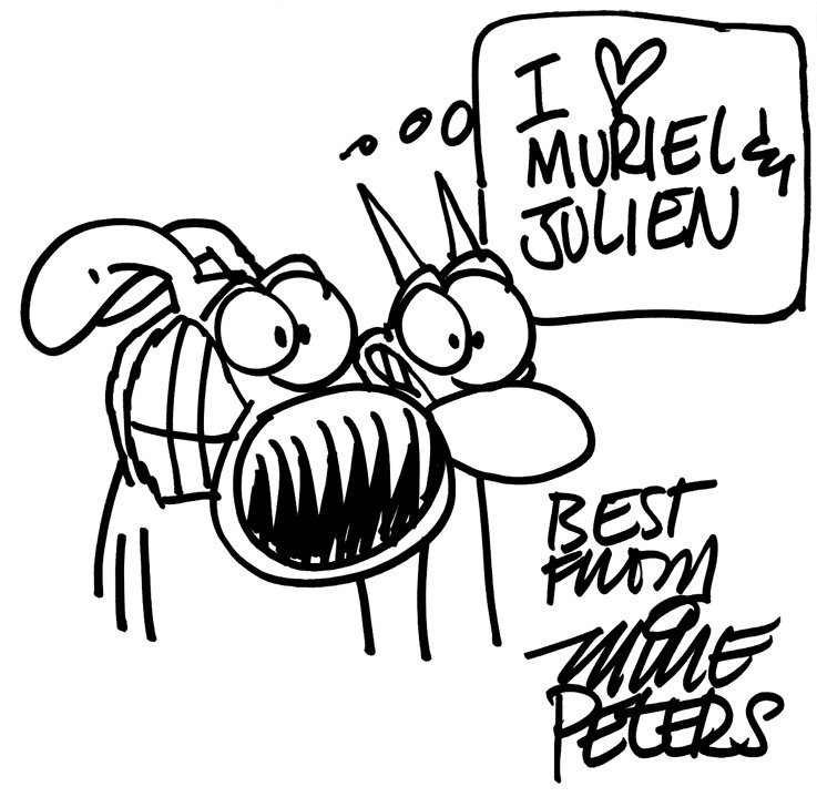 Grimmy by Mike Peters - Sketch