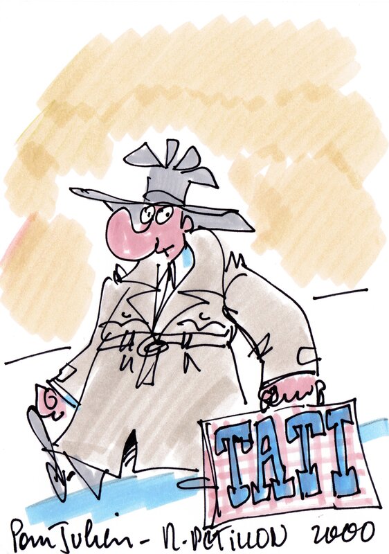 Jack Palmer by René Pétillon - Sketch