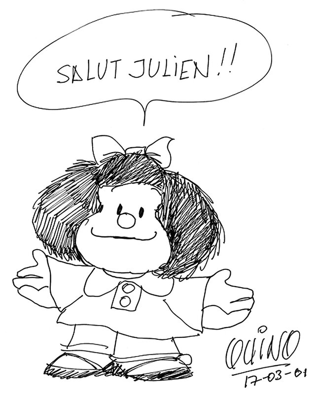 Mafalda par Quino - Dédicace