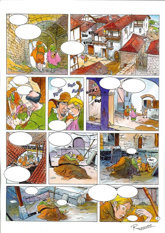 Daniel Redondo, La MARQUE DE LA SORCIÈRE. - Comic Strip