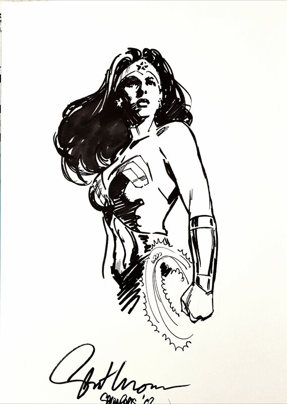 Wonder woman by Stuart Immonen - Planche originale