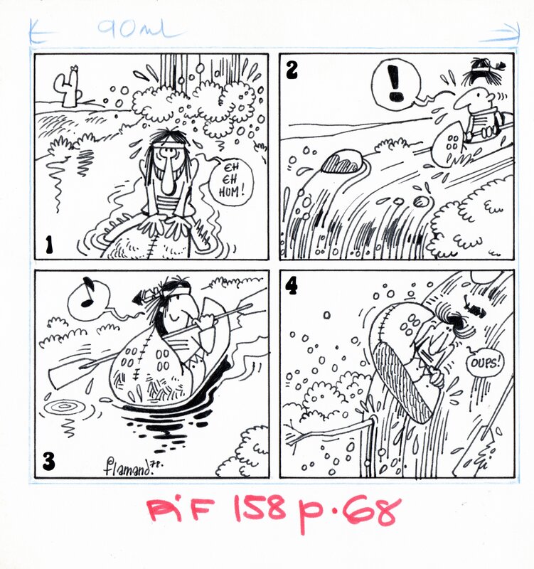 Jeu Indien by Christian Flamand - Comic Strip