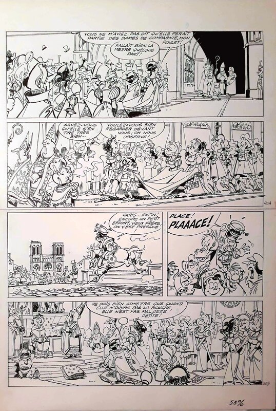 Godaille et Godasse par Jacques Sandron, Raoul Cauvin - Planche originale