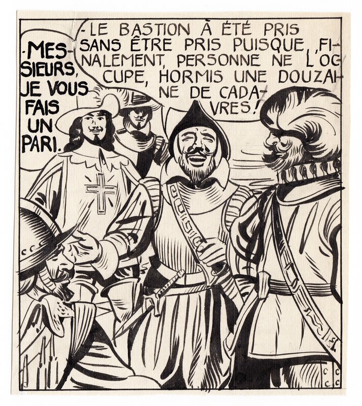 unknown, Soldats (Une idée de l'auteur ?) - Planche originale