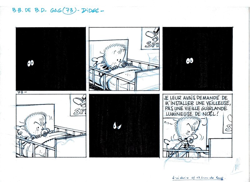 BB de BD par Didgé - Planche originale