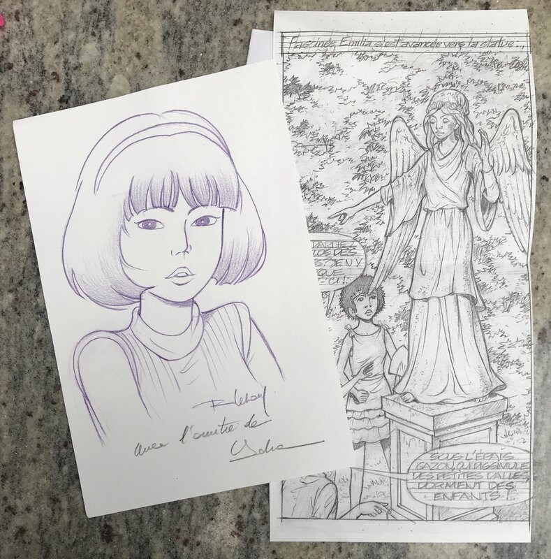 Yoko Tsuno by Roger Leloup - Sketch