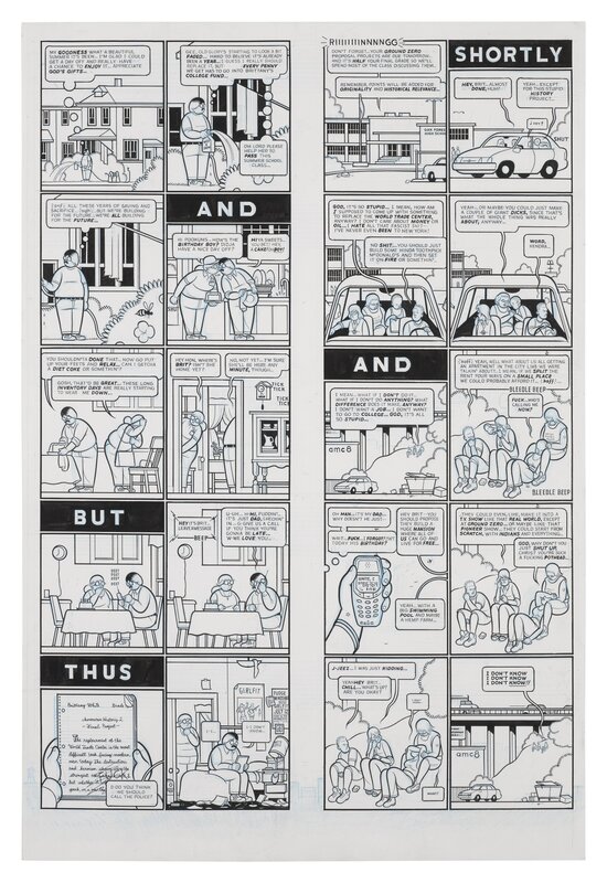 Chris Ware, These Fall Colors Don't Run - Planche originale