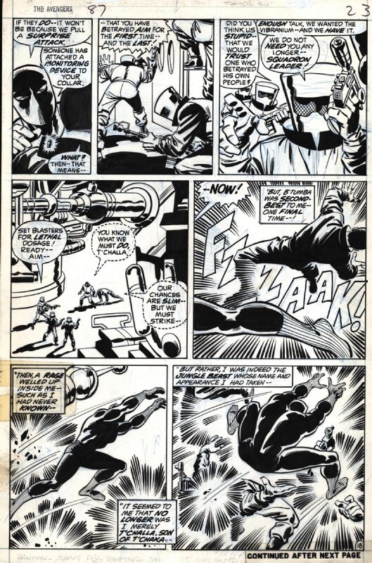 Avengers 87 Page 18 par Sal Buscema, Frank Giacoia - Planche originale