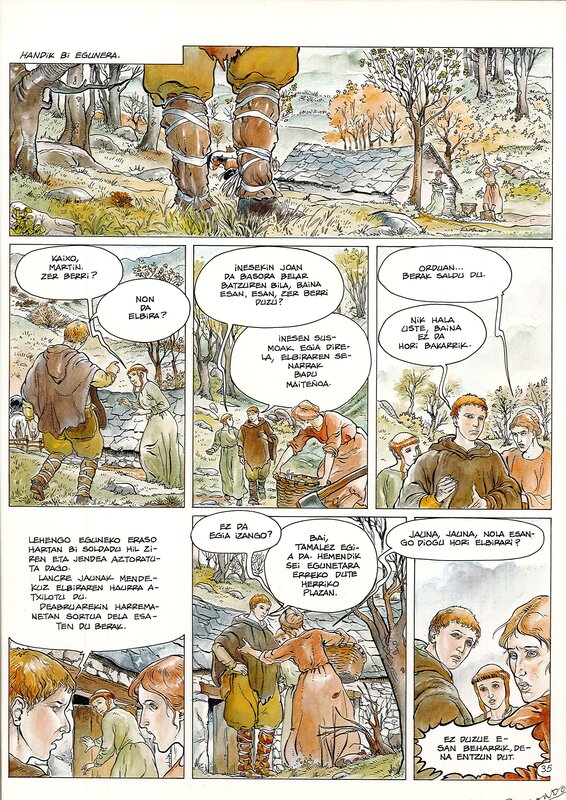 Daniel Redondo, La MARQUE DE LA SORCIÈRE. - Planche originale